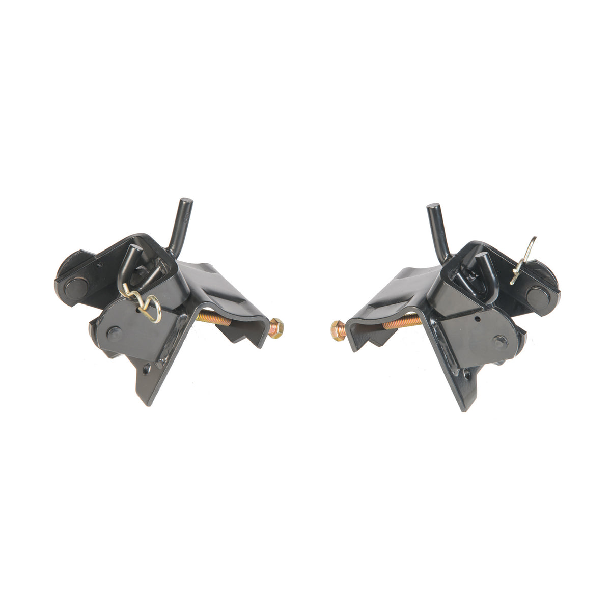 Black powder coated polyester trailer weight distribution bracket from Husky Towing part number 31260