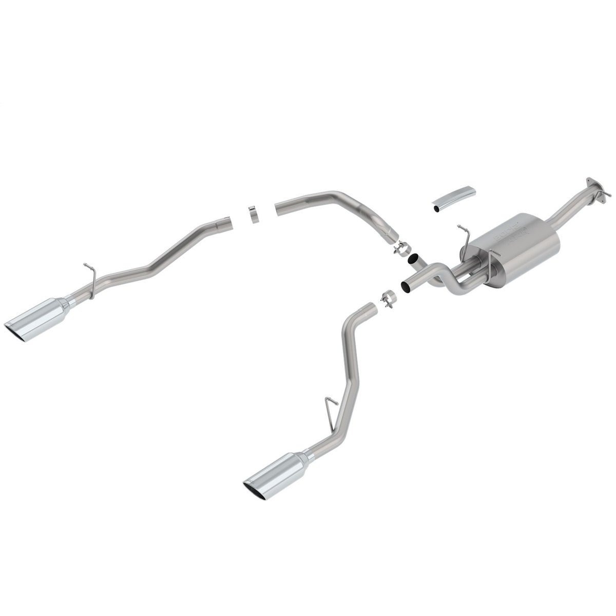 T-304 stainless steel exhaust system kit from Borla part number 140753