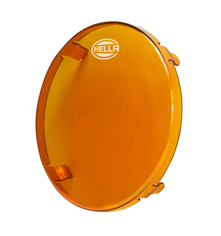 Yellow (amber) auxiliary light cover from Hella part number 358116991