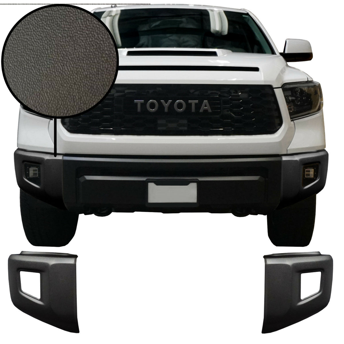 Textured black tpo bumper cover from Ecoological part number DU0311