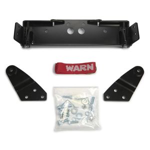 Black snow plow mount from Warn part number 97084