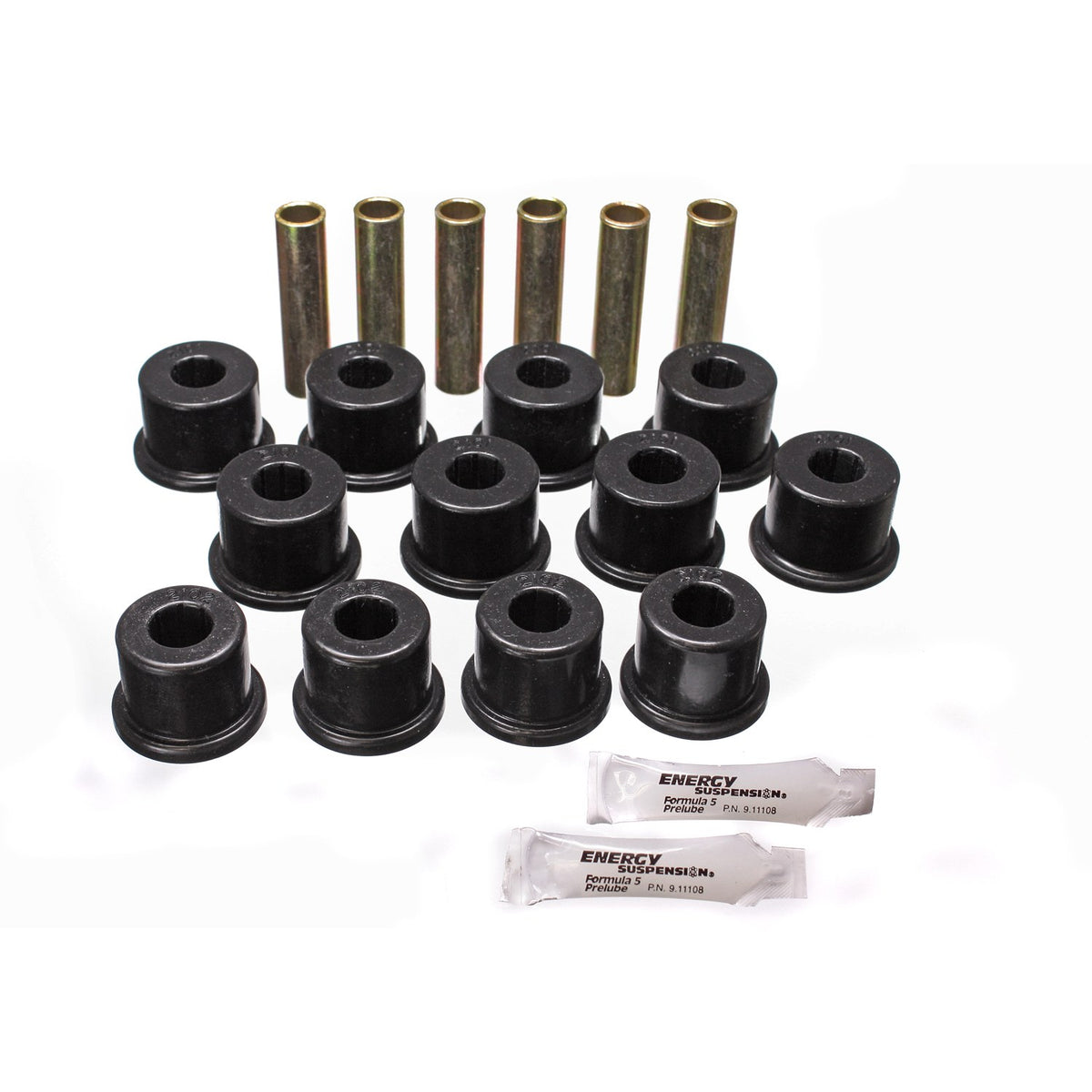 Black polyurethane leaf spring bushing from Energy Suspension part number 3.2128G