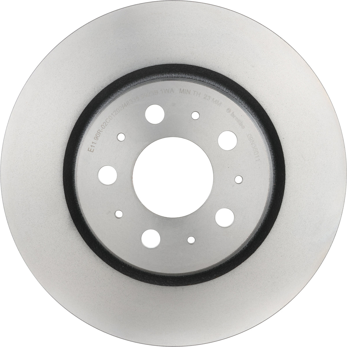 Gray cast iron disc brake rotor from Brembo part number 09.N360.11