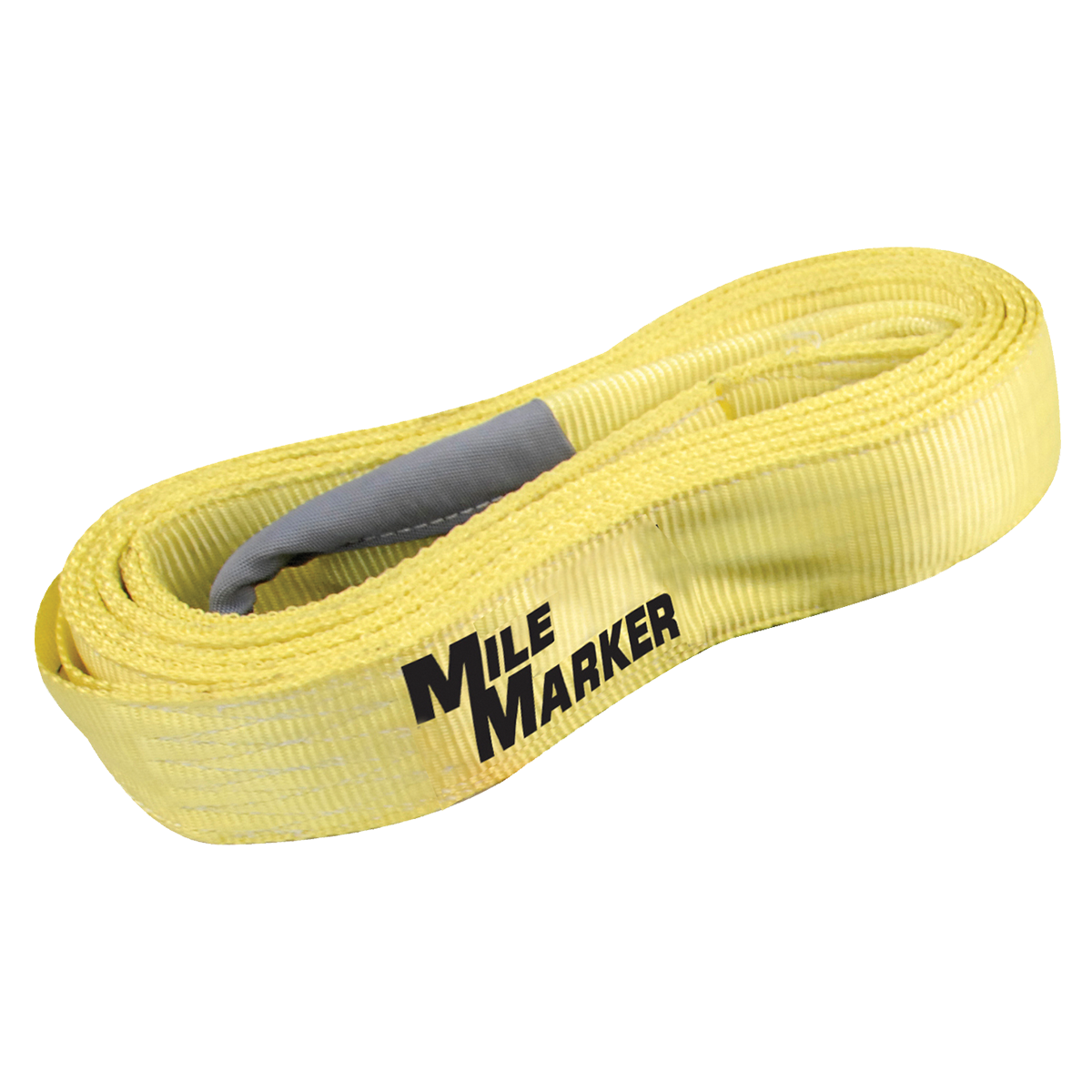 Yellow polyester tow strap from Mile Marker part number 19315