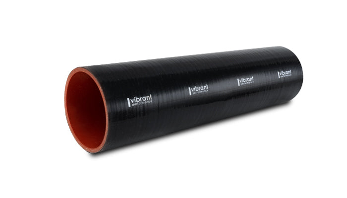 Black engine air intake tubing coupler from Vibrant Performance part number 27151