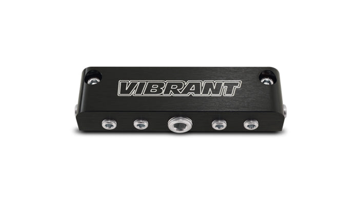 Silver vacuum line fitting from Vibrant Performance part number 2691