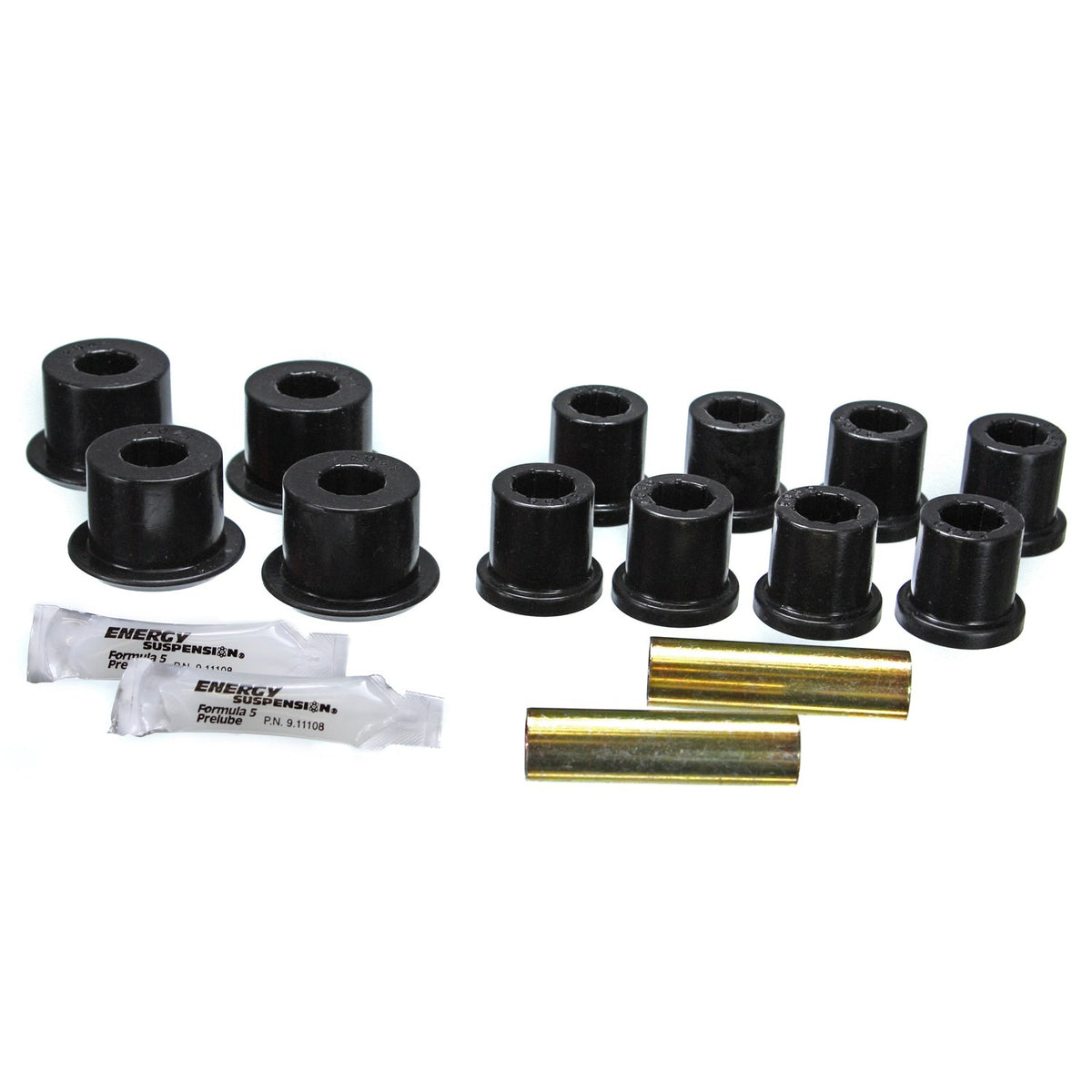 Black polyurethane leaf spring bushing from Energy Suspension part number 8.2103G