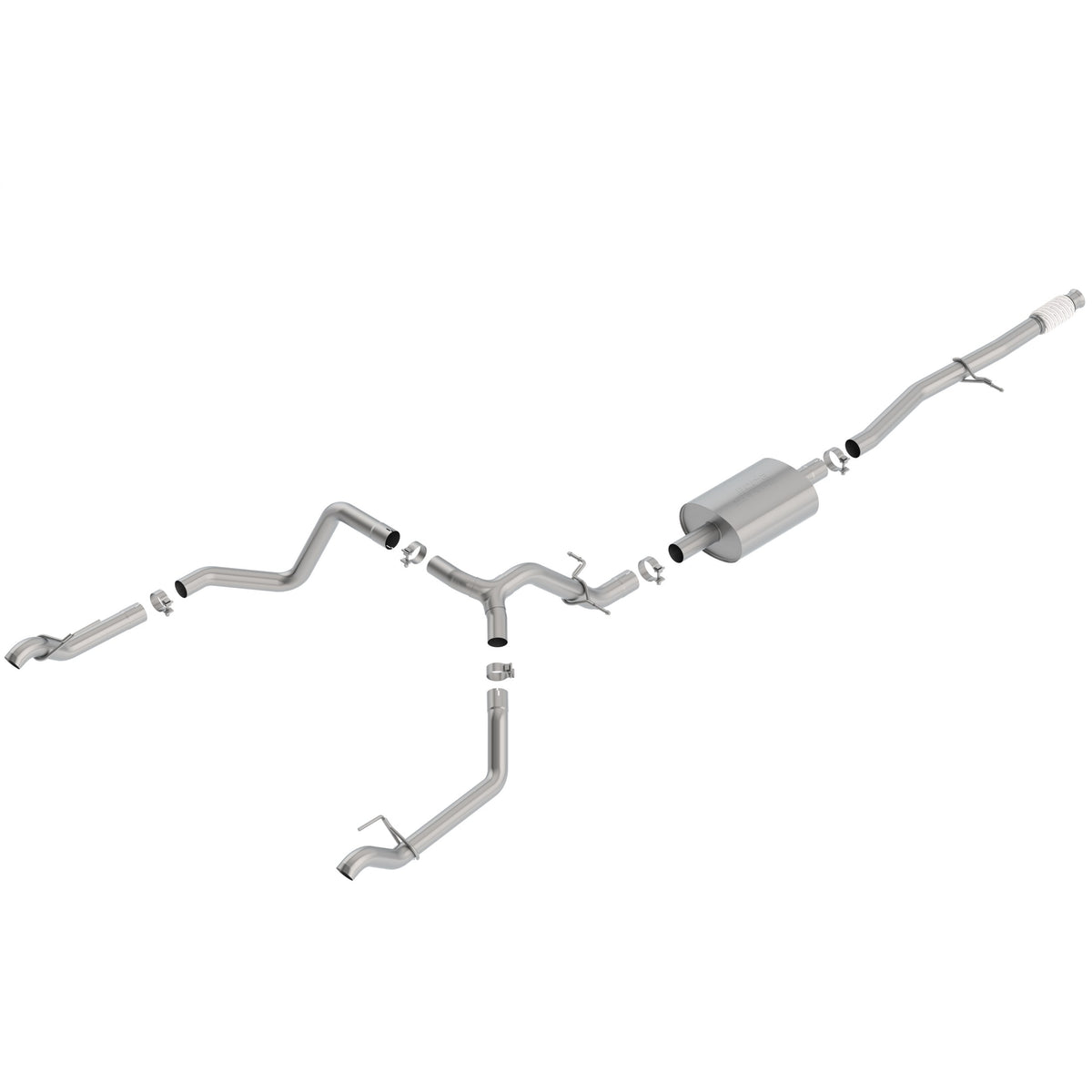 T-304 stainless steel exhaust system kit from Borla part number 140769