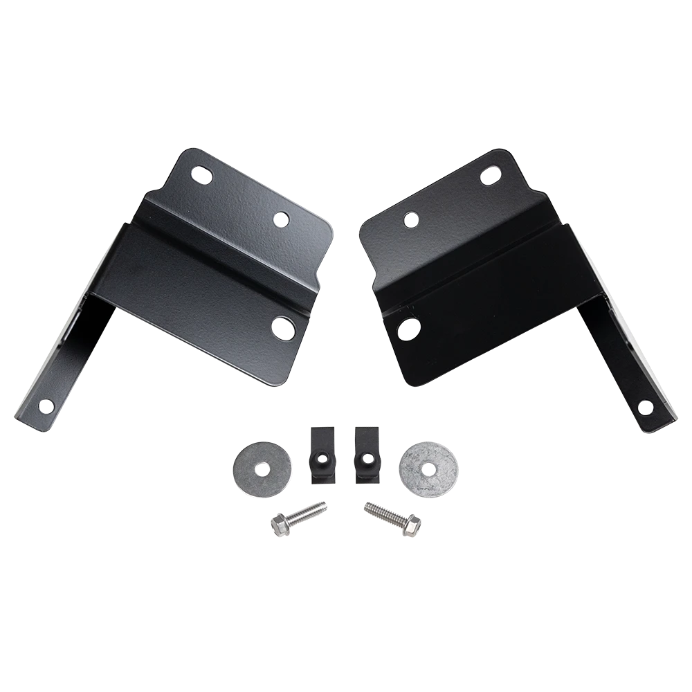 Black steel construction fender bracket from ReadyLift part number 67-12238