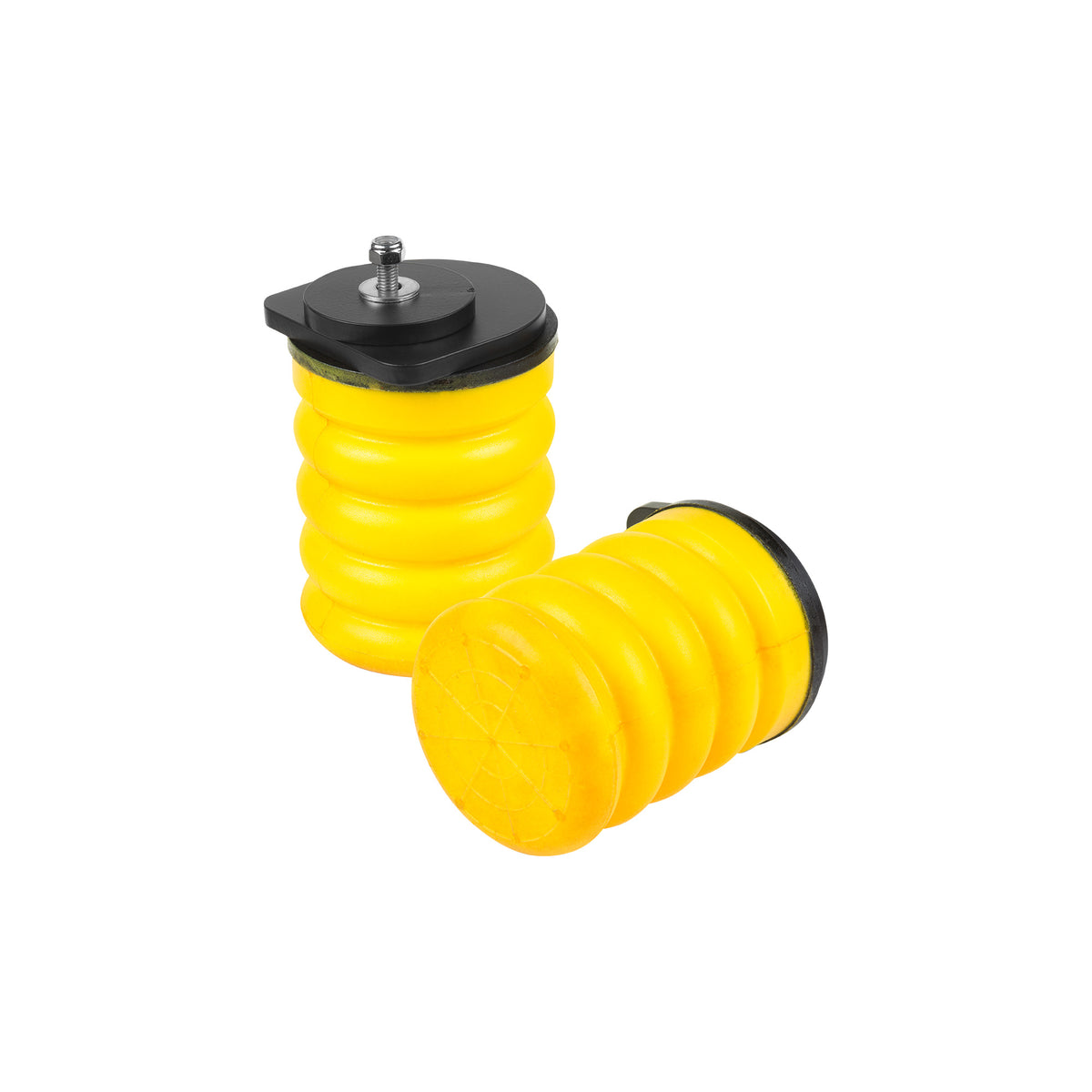 Yellow air suspension helper spring kit from SuperSprings part number SSF-111-54