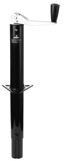 Black steel trailer jack from Husky Towing part number 88128