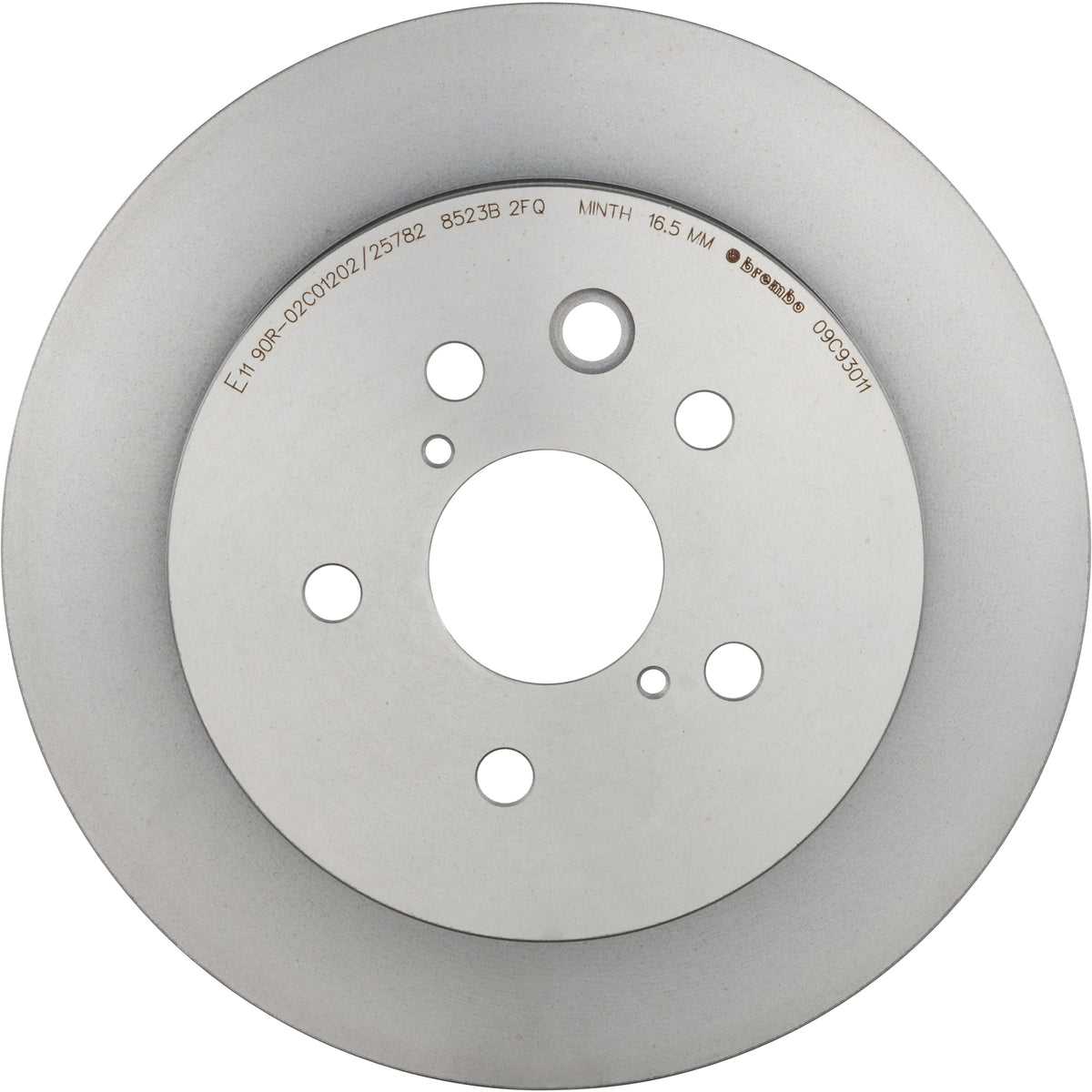Gray cast iron disc brake rotor from Brembo part number 09.C930.11