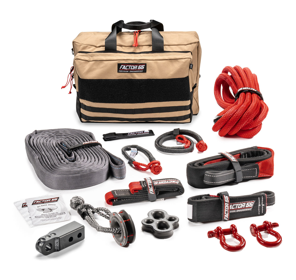 Black premium canvas winch accessory kit from Factor 55 part number 00480-04