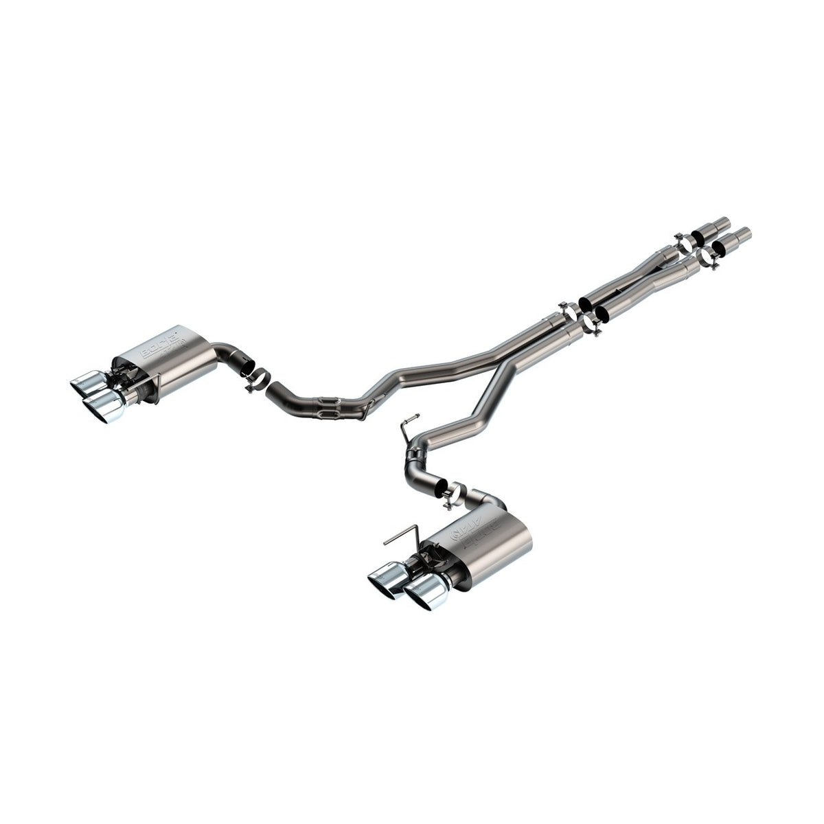 T-304 stainless steel exhaust system kit from Borla part number 140965