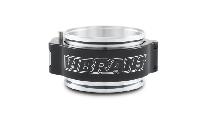 Black 6061 aluminum intercooler pipe clamp from Vibrant Performance part number 32516