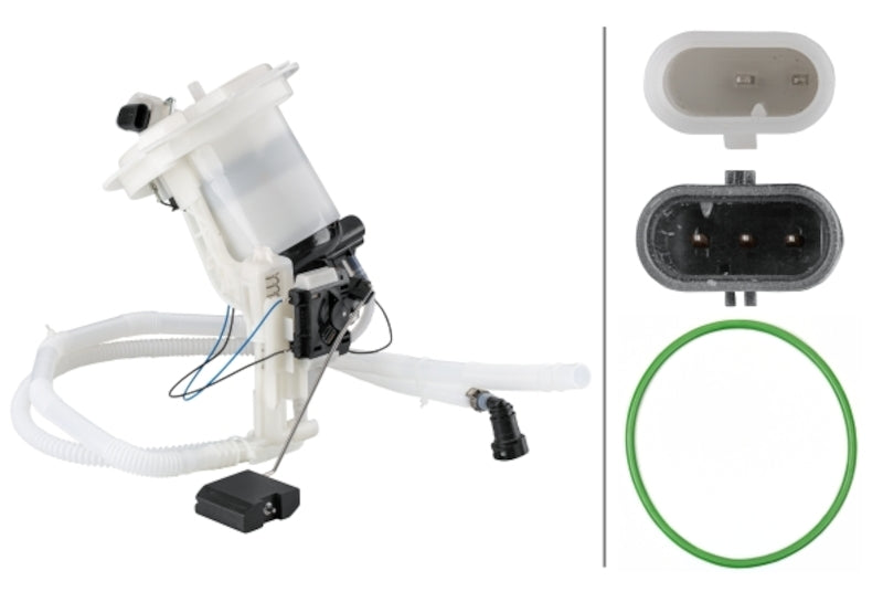 Fuel Pump and Sender Assembly from Hella part number 358146071