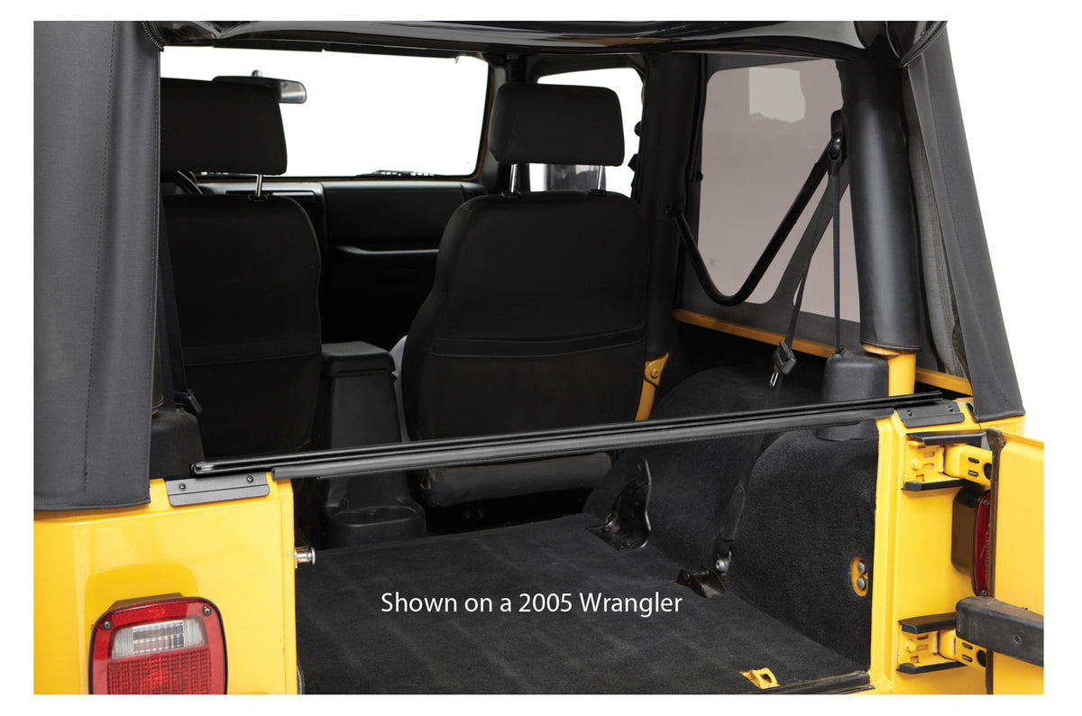 Black tailgate insert from Bestop part number 52601-01
