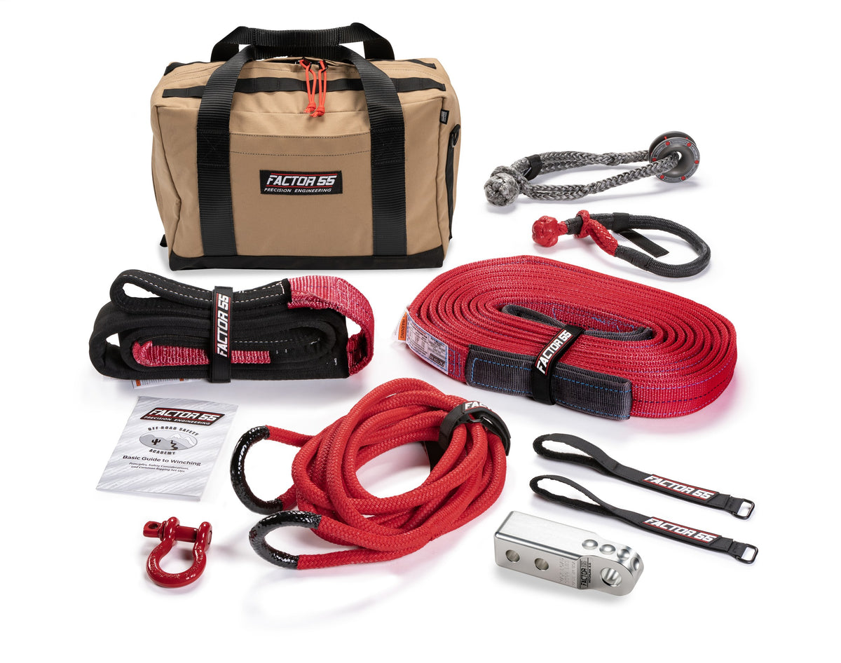 Silver premium canvas winch accessory kit from Factor 55 part number 00494-05