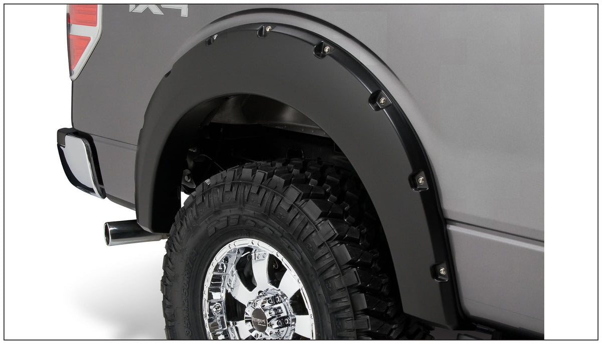 Black abs thermoplastic fender flare set from Husky Liners part number 2802929