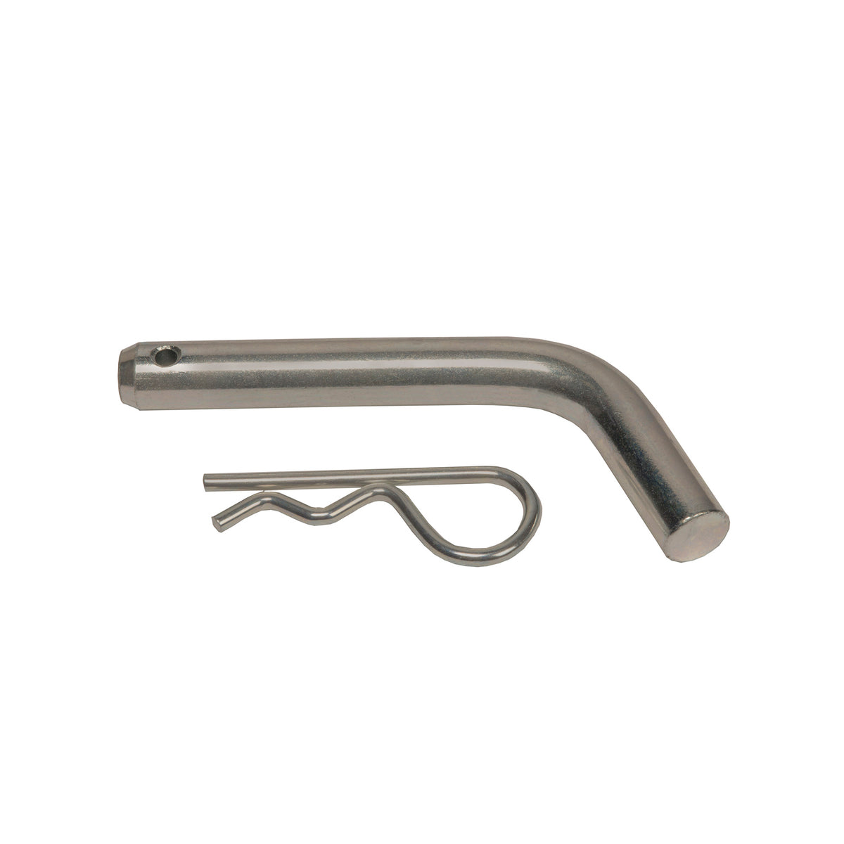 Silver polished steel trailer hitch pin 5/8 Inch diameter from Husky Towing part number 33790