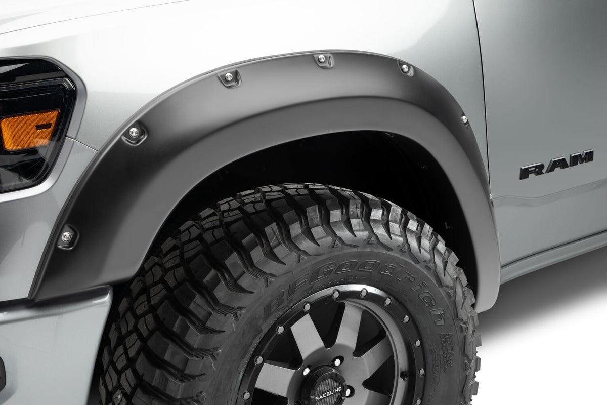 Black abs thermoplastic fender flare set from Husky Liners part number 2805936