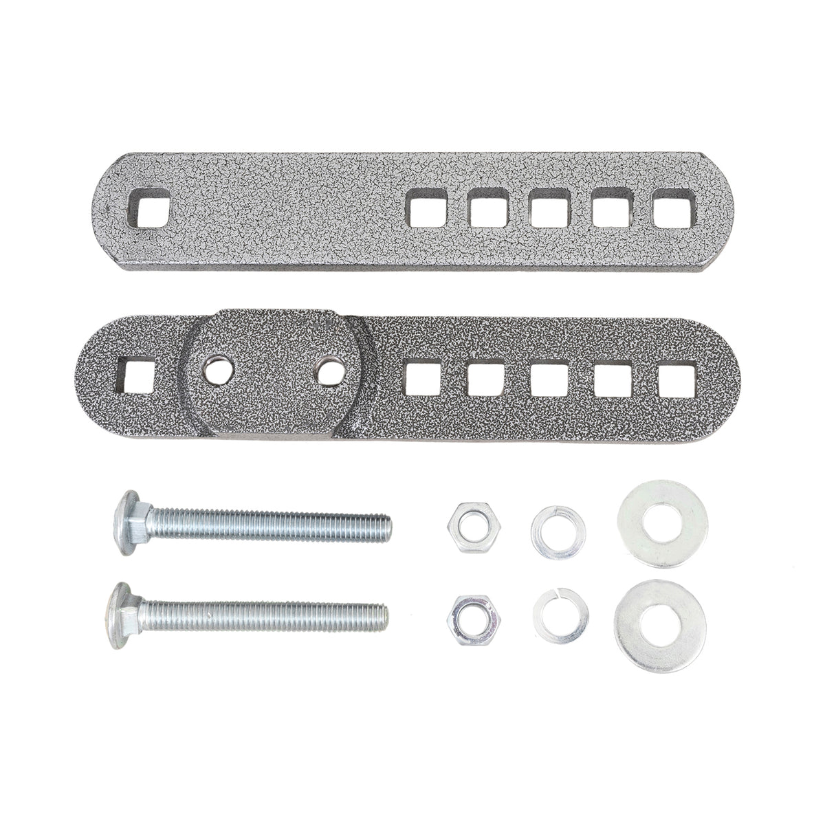 Black powder coated steel trailer weight distribution bracket from Husky Towing part number 33323