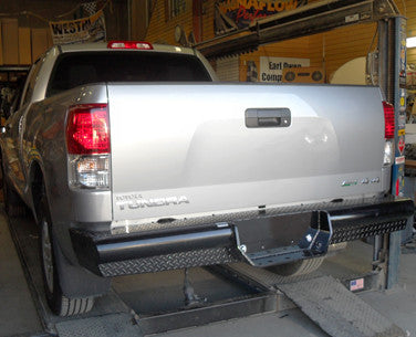 Black steel bumper with mounting hardware from Cattleman HD part number 4552