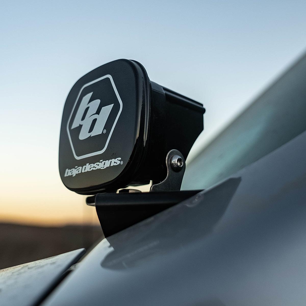 Black auxiliary light cover from Baja Designs part number 668001