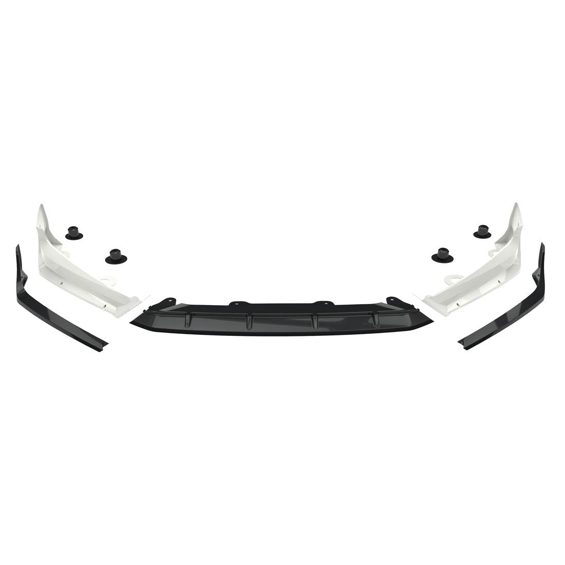 White abs plastic spoiler from AMERICAN MODIFIED part number AMHMBA00201