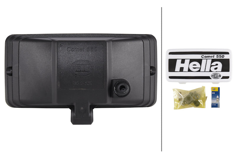 Black fog light from Hella part number 005700421