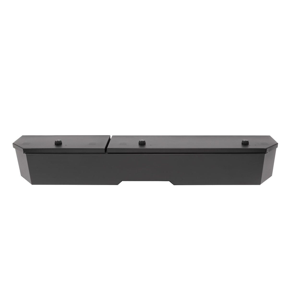 Black underseat storage box from Tuffy Security Products part number 352-01-A
