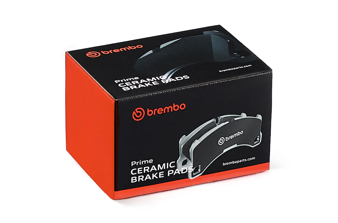 Disc Brake Pad Set with mounting hardware from Brembo part number P37014N