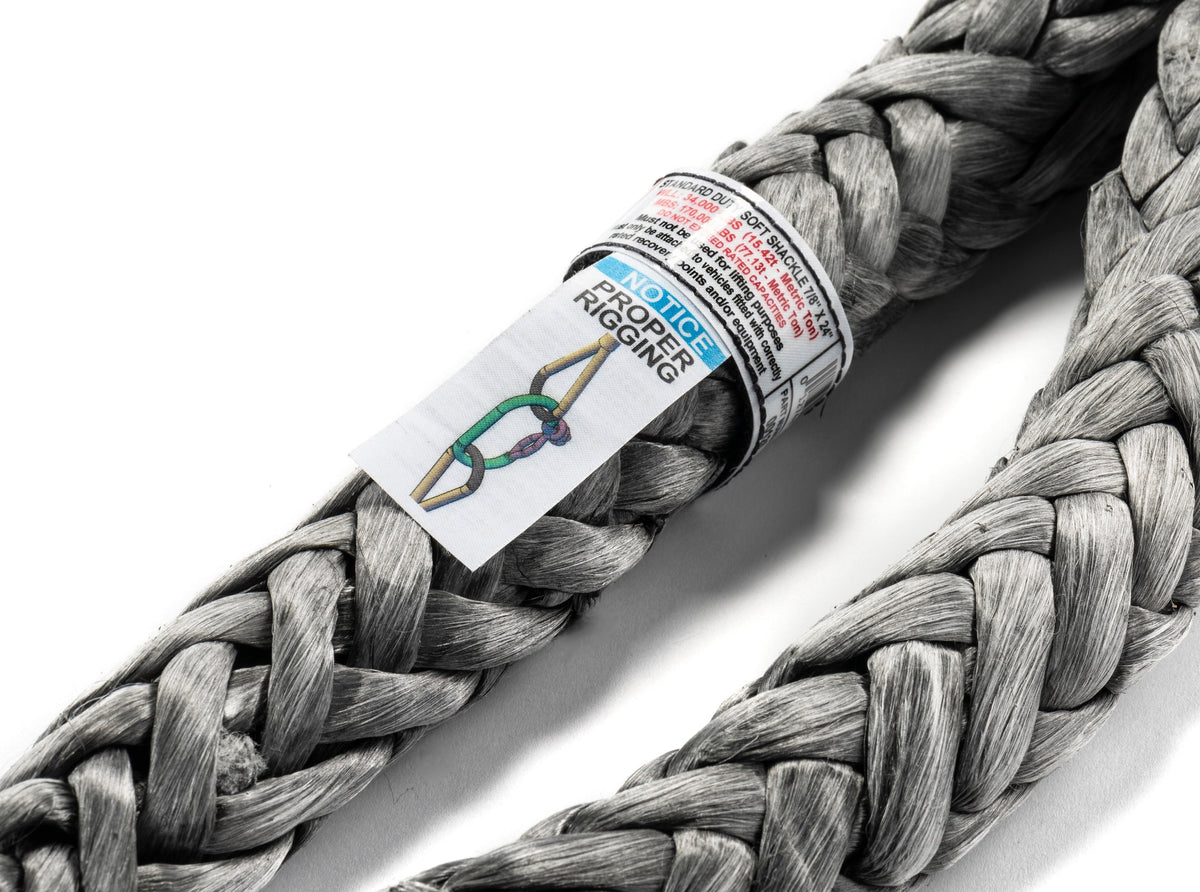 Gray multi-purpose shackle 0.875 diameter from Factor 55 part number 00126