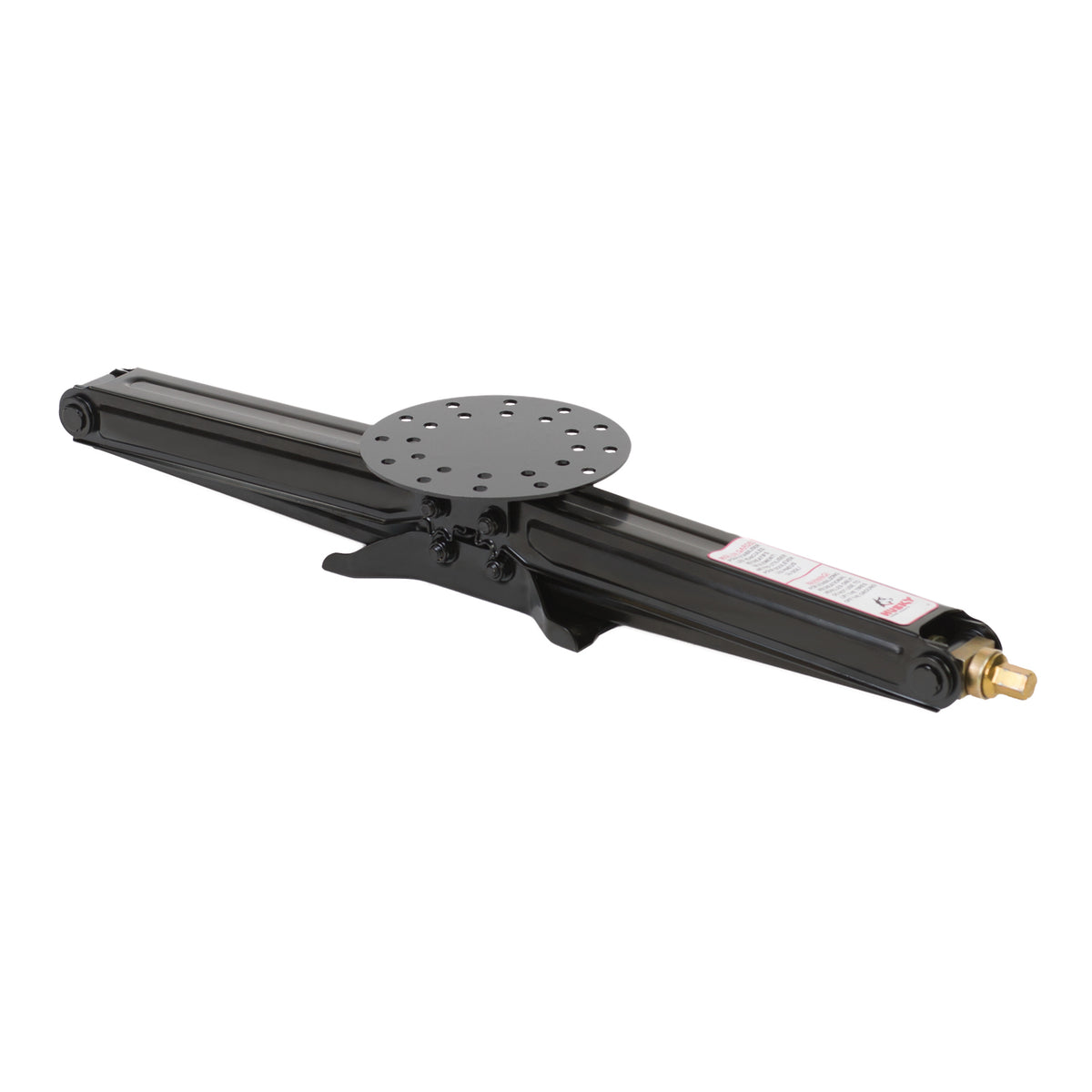 Black steel trailer jack from Husky Towing part number 88124