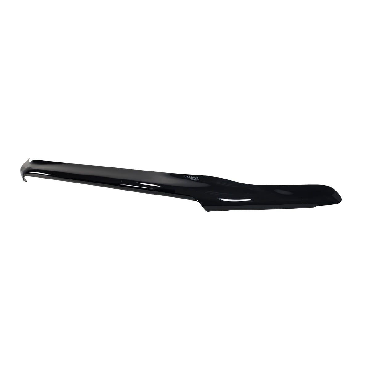 Smoke acrylic hood deflector with mounting hardware from TrailFX part number 5519H