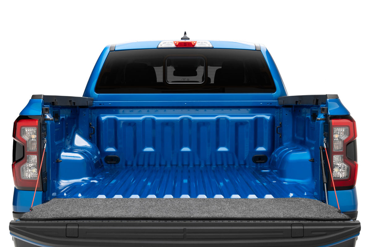 Grey polypropylene tailgate mat from Husky Liners part number HBMR24TG