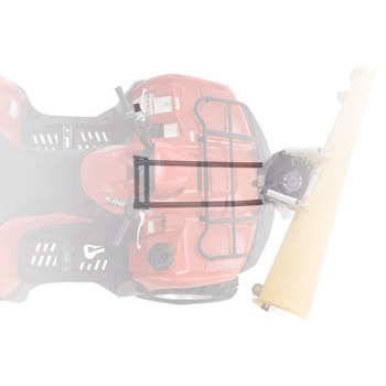 Black snow plow mount from Warn part number 89613