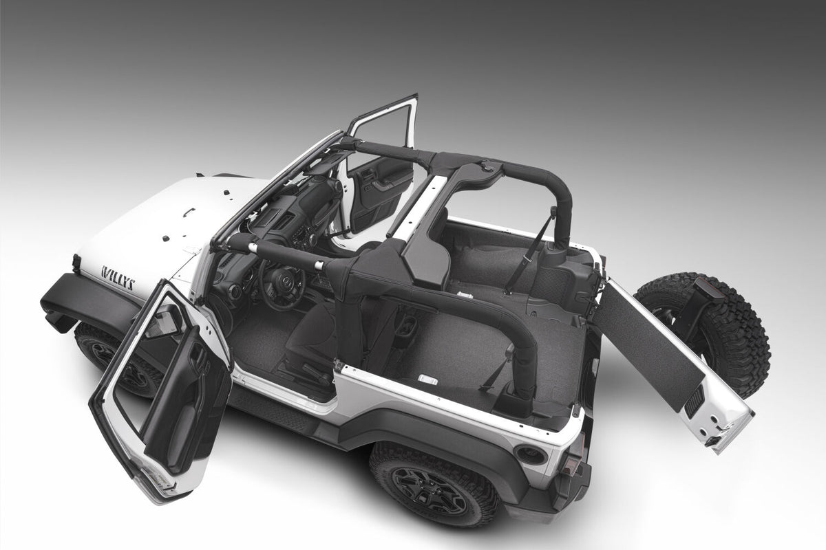Grey floor liner from Husky Liners part number HBTJK11F2