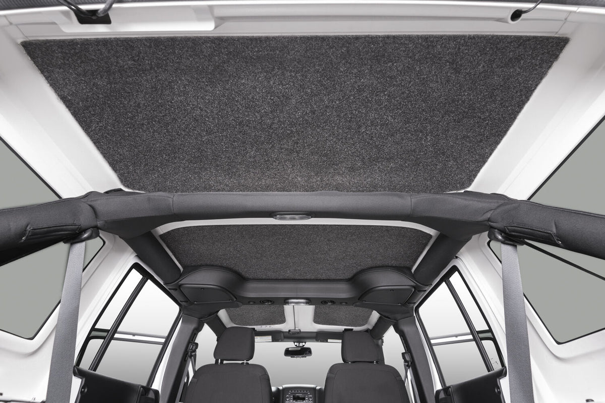 Grey polypropylene headliner from Husky Liners part number HHLJL184DRK