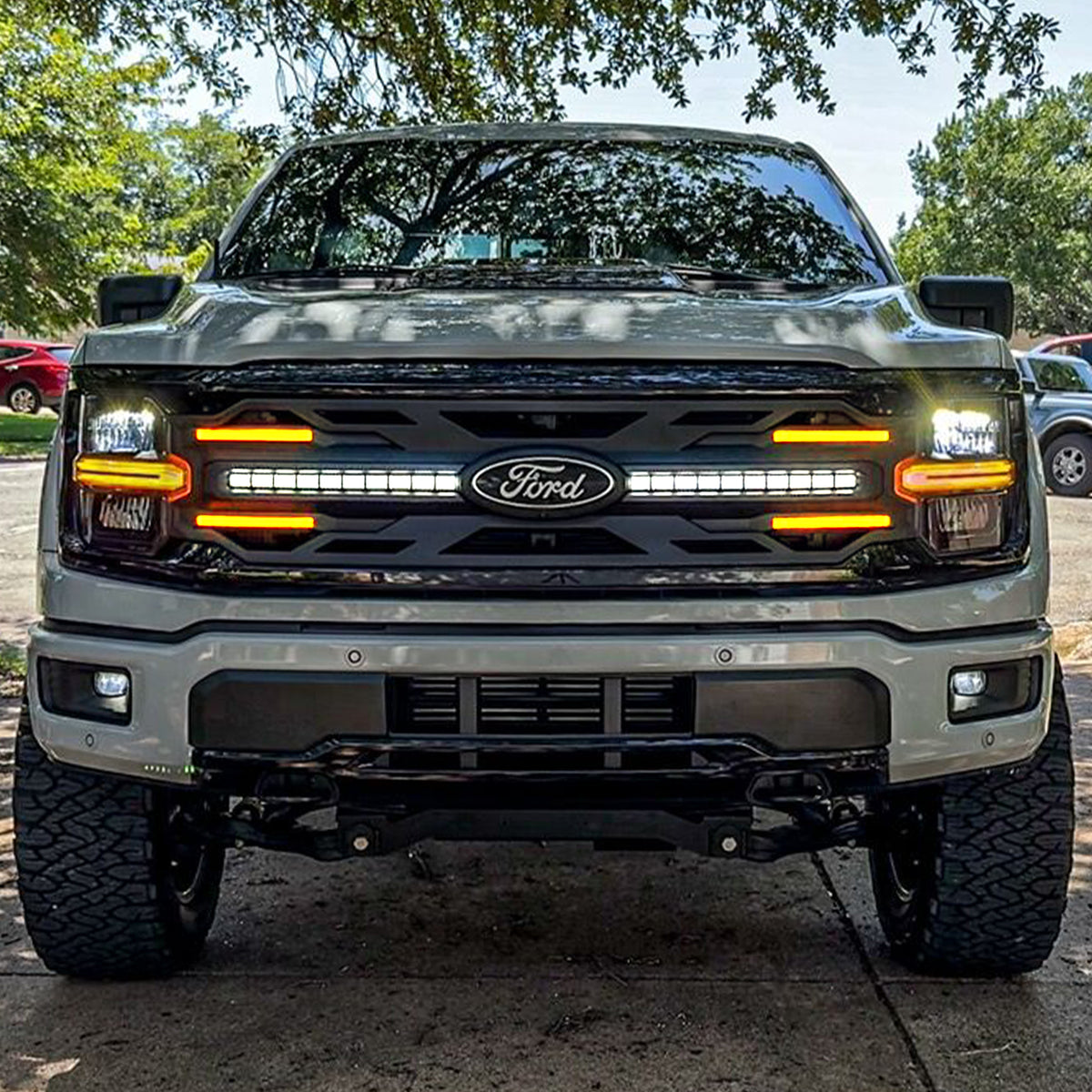 Matte black abs plastic grille from AMERICAN MODIFIED part number AMFMAA00193