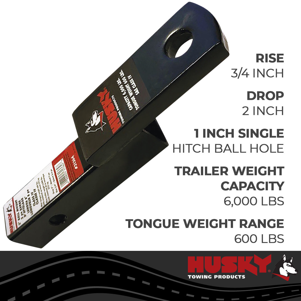 Trailer Hitch Ball Mount from Husky Towing part number 31364