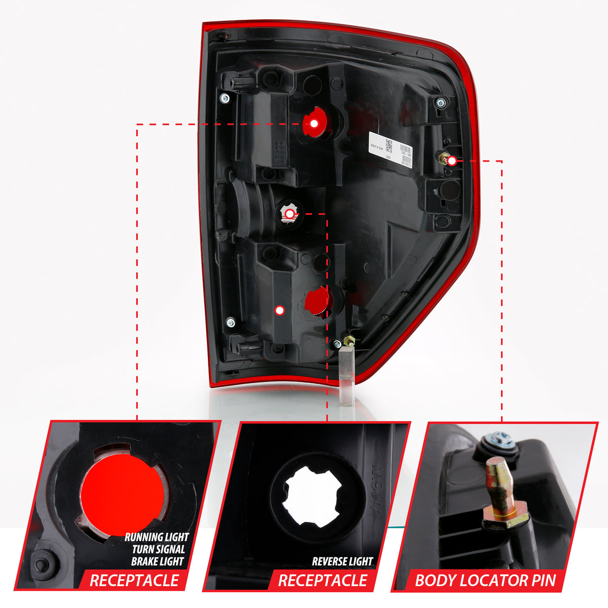 Tail Light from ANZO USA part number 311299