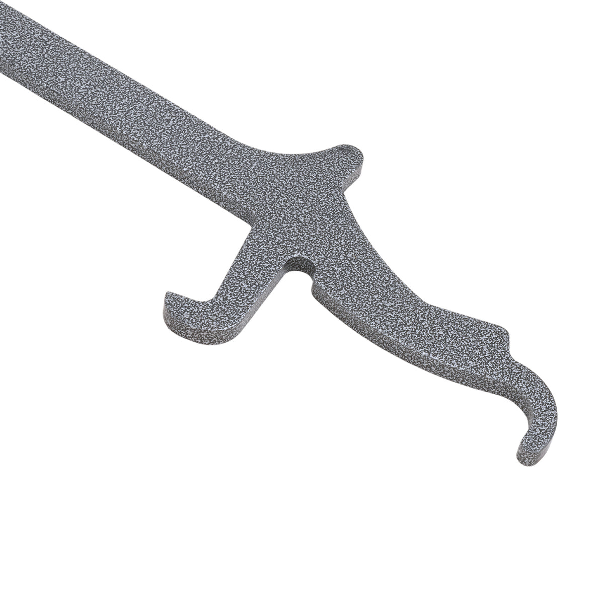 Gray powder coated steel trailer weight distribution lift handle from Husky Towing part number 33318
