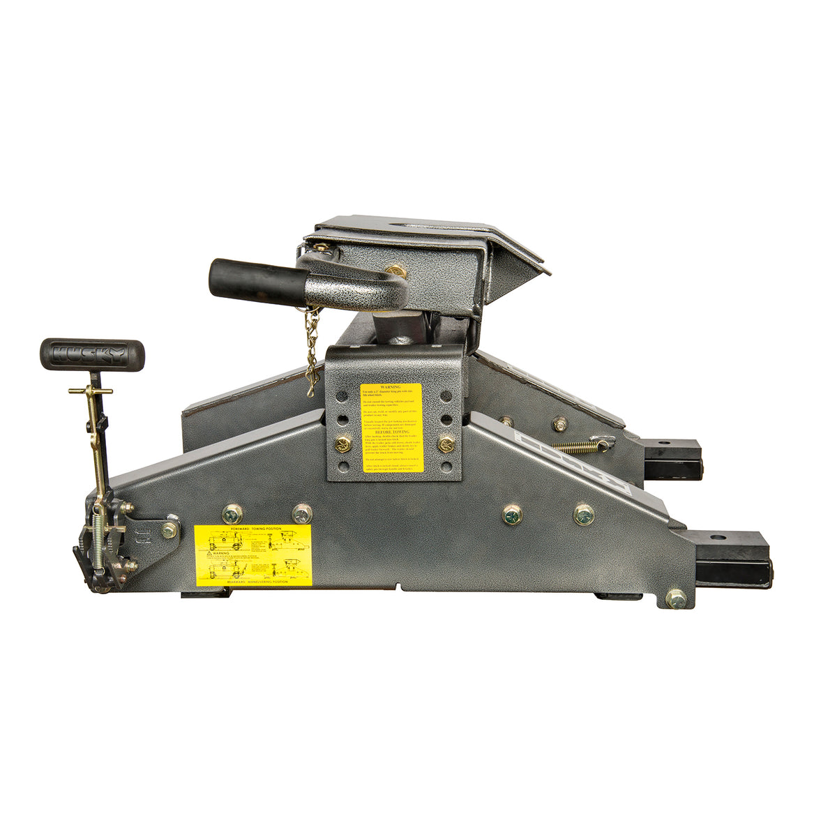 Gray steel fifth wheel trailer hitch from Husky Towing part number 31690KIT
