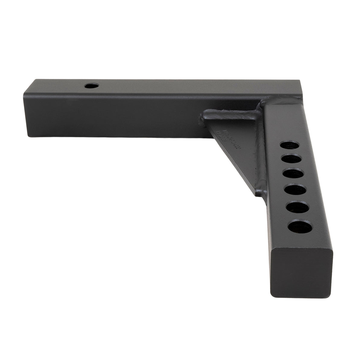 Black powder coated trailer weight distribution shank from Husky Towing part number 32550