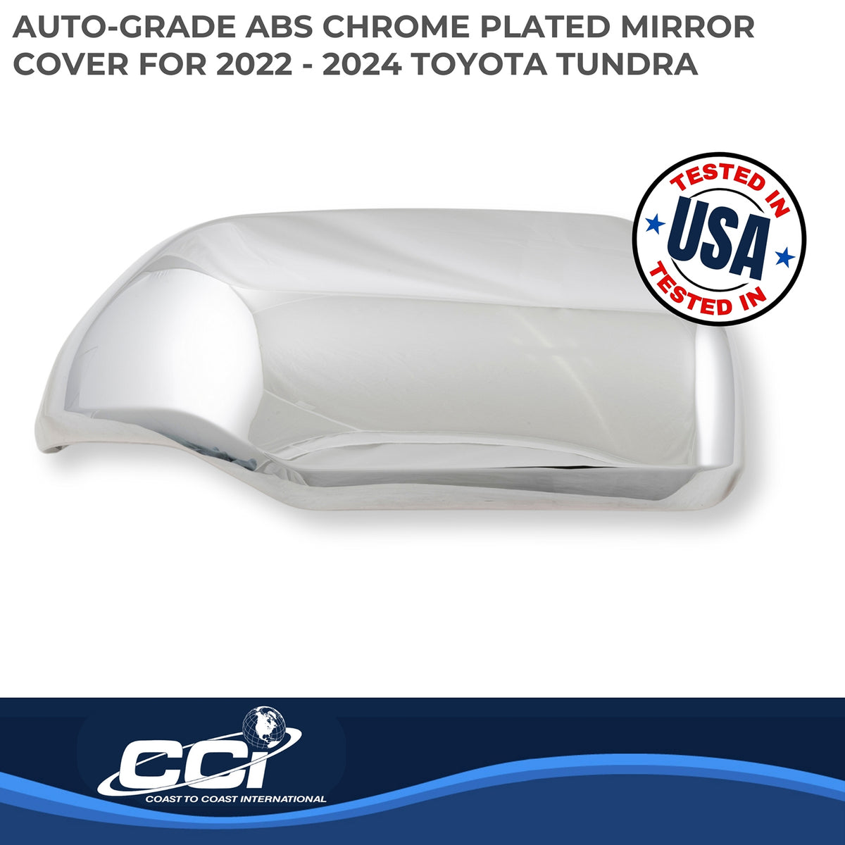 Black gloss painted abs plastic door mirror cover from Coast To Coast part number MC67553R