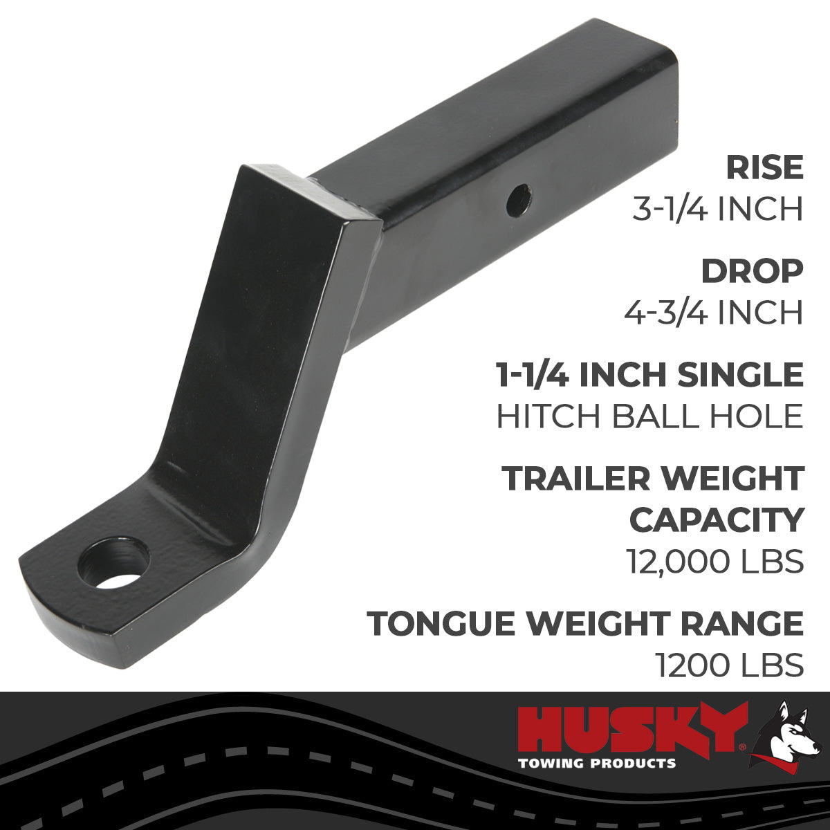 Trailer Hitch Ball Mount from Husky Towing part number 33005