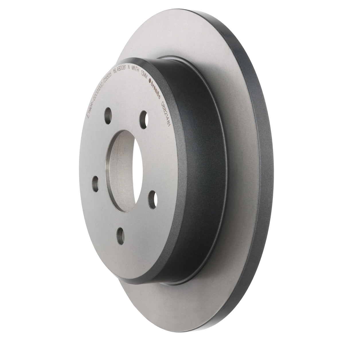 Gray cast iron disc brake rotor from Brembo part number 08.8214.81