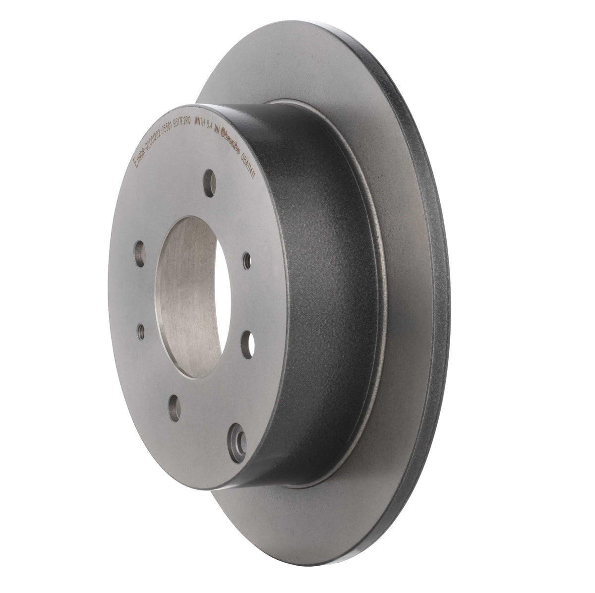 Gray cast iron disc brake rotor from Brembo part number 08.A114.11