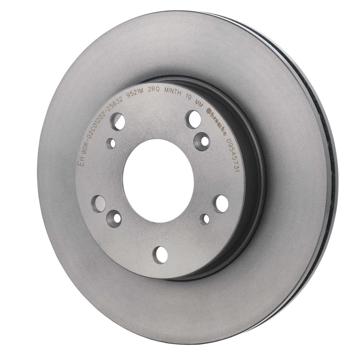 Gray cast iron disc brake rotor from Brembo part number 09.5457.31